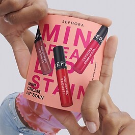 Mini Cream Lip Stain - Set mit 3 kussechten, samtig matten Mini-Lippenstiften